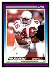1990 Score #127 TIM MCDONALD Phoenix Cardinals