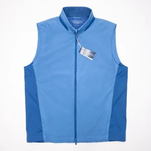 Holderness & Bourne Golf King Vest Mens Large Lightweight Performance Blue Nylon - Picture 1 of 14