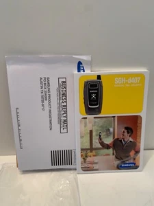 Guide et accessoires Cingular Samsung SGH-d407 2006 anglais/espagnol et push to talk - Photo 1 sur 9
