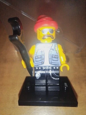 Lego Minifigura Moto Mecánico Serie 10 - Excelente Estado Foto 1 de 4