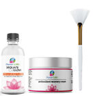Salicylic Acid Skin Chemical Peel Kit + Recovery Cream HELPS CLEAR BREAKOUTS