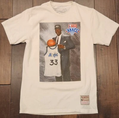 Mitchell & Ness Orlando Magic Shaquille O'Neal Shaq NBA Draft Shirt Adult Small - Image 1 of 4
