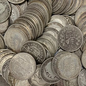 Pre 1920 Sterling .925 Silver Halfcrown Coins Bulk Bullion Choose Quantity - Picture 1 of 5