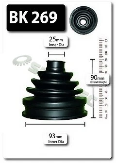 Shaftec Front Outer CV Boot for VW Golf TDi PD AJM/AUY 1.9 Oct 1999-Apr 2001 - Image 1 of 4
