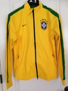 🔥NIKE National Team BRASIL CBF N98 ANTHEM Soccer 624738-703 U.S Men Medium $150 - Picture 1 of 8