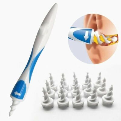 Ear Cleaner Ear Wax Removal Remover Cleaning Tool Kit Spiral Tip Picker Q-Grips • 5.95€
