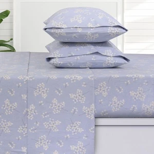 King German Flannel Pillowcases, Set of 2, 200-GSM Heavyweight Cotton, Giovan... - Picture 1 of 1