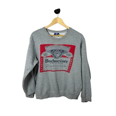 Brew City Budweiser Unisex Polar Cuello Redondo en Gris Multi Talla S Foto 1 de 4
