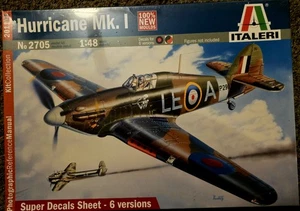 Italeri 2705 Hurricane Mk. I 1/48 Plastic Model Kit New Sealed - Picture 1 of 3