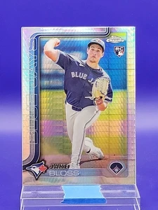 Jake Bloss 2025 Topps Chrome Prism Refractor RC SP 🔥 Blue Jays - Picture 1 of 2