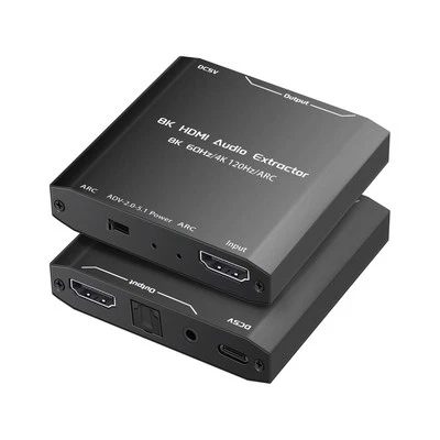 HDMI Audio Extractor 4K 120Hz, Avedio Links 8K@60Hz HDMI Audio Adapter - GEBRAUCHT - Bild 1 von 3