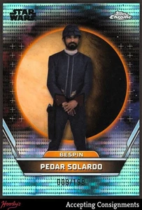 2024 Topps Star Wars Hyperspace Aqua Sonar Refractors #89 Pedar Solardo 009/199 - Picture 1 of 2