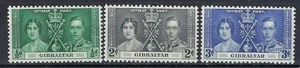 Coronación Gibraltar 104-06 MNH 1937 KGVI (an9496) - Imagen 1 de 1