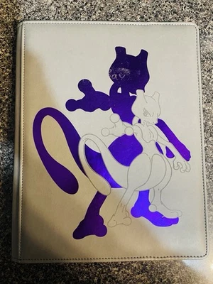 Carpeta TCG de tapa dura Mewtwo Ultra PRO 20 páginas de 9 bolsillos/capacidad 360/carga lateral Foto 1 de 4