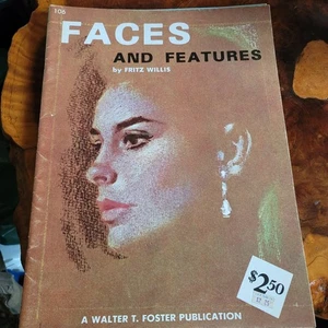Faces and Features by Fritz Willis A Walter Foster Publication #106 Vintage GUC - Picture 1 of 8
