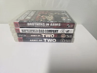 Ps3 Army Of Two Brothers In Arms Battlefield Lot Bundle Of 4 Video Games Ps4 Ps5 - Image 1 of 4