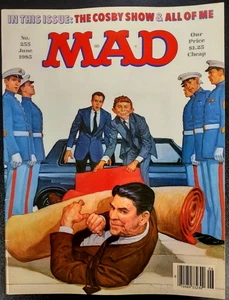 Mad Magazine "The Cosby Show, All of Me, Spy vs. Spy" No. 255 June, 1985 Vintage - Picture 1 of 3