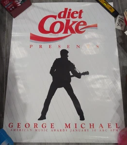 1989 George Michael / Diet Coke Poster zur Ankündigung der American Music Awards - Bild 1 von 8