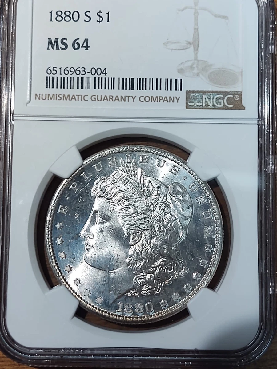 MS 64 Graded 1880 Year Morgan US Dollars (1878-1921) for sale | eBay