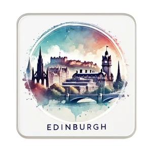 Edinburgh, Schottland UK Kühlschrankmagnet: Niedliches handgefertigtes Reise-Souvenir-Geschenk - Bild 1 von 5