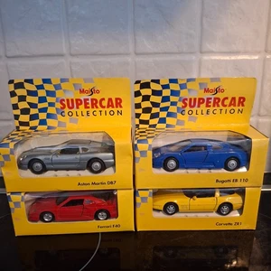MAISTO - SUPER CAR COLLECTION SPORTS CAR BUNDLE x4 - Picture 1 of 5