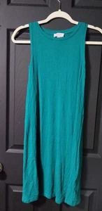 Loft Outlet grün ärmelloses T-Shirt Kleid xxs petite - Bild 1 von 5