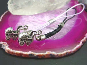 Kinderwagen Handyanhänger Handyschmuck Scharm anhänger, HA-13 - Zdjęcie 1 z 2