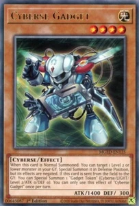 YGO-3x-Near Mint-Cyberse Gadget - MGED-EN135 - Rare - 1st Edition-Maximum Gold: - Picture 1 of 1