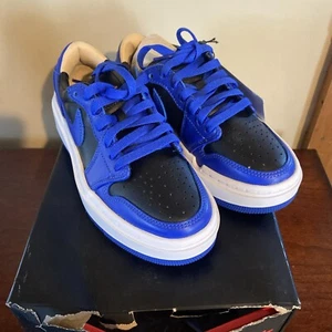 Air Jordan 1 Elevate Low WMNS 5.5 w/3 y Black-Hyper Royal Blue-White DH7004 New - Picture 1 of 7