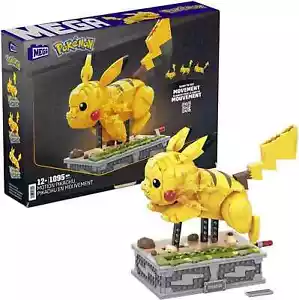 Mega Construx Pokemon Motion Pikachu Building Set 22.61CM - Picture 1 of 3
