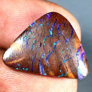 11.07 ct Fancy Shape (21 x 16 mm) Multi Color Australian Koroit Boulder Opal - Picture 1 of 1