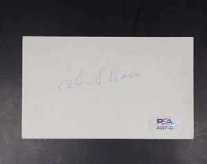 Al Shaw Vintage Turn-of-Century Baseballer, League-Leader, Rare Autograph, PSA - Picture 1 of 1