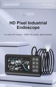 Endoscope HD 4.3" LCD screem IPS Inspection Camera 8mm Lens 8 Leds IP67 - Picture 1 of 13