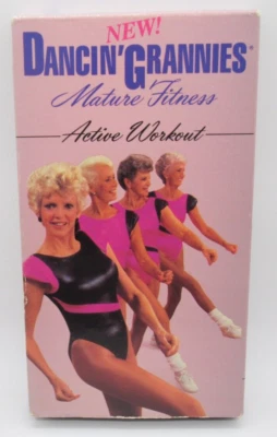 DANCIN GRANNIES - MATURE FITNESS ACTIVE WORKOUT VHS VIDEO EASY-TO-FOLLOW STRETCH - Image 1 of 2