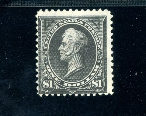 USAstamps Unused FVF US 1895 $1 Bureau Issue Perry Scott 276a NG SCV $500 Cover