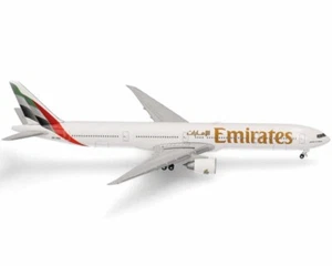 Herpa Wings Emirates Boeing 777-300ER - new 2023 colors 1:500 537674 modellismo - Foto 1 di 1