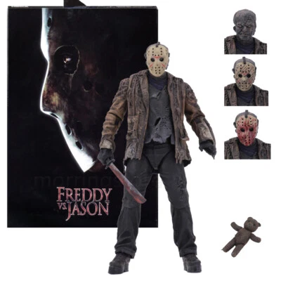 NECA Freddy Vs Jason Ultimate Jason Voorhees 7"-Actionfigur Modell Spielset UK - Bild 1 von 4