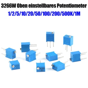 1K-1M Top Einstellpotentiometer Trimmer Potentiometer Spindeltrimmer Poti 3266W - Picture 1 of 17
