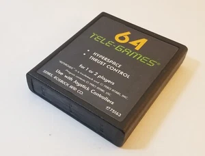 Asteroids (Atari 2600, 1981) 64 Telegames Sears Vintage Video Game Cartridge - Picture 1 of 3