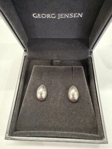 Georg Jensen Silver Earrings - Picture 1 of 4