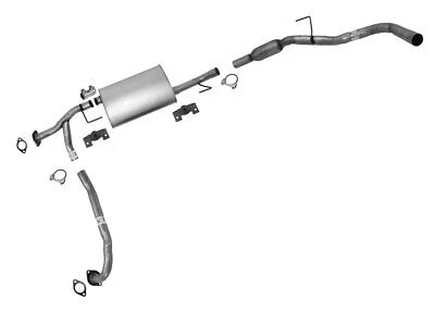 New Muffler Resonator Tail Exhaust System Fits Nissan Xterra 4.0L 2005-2015 - Image 1 of 4