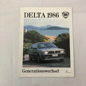 1986 Lancia Delta Car Sales Brochure Catalog GERMAN TEXT European - Picture 1 of 5