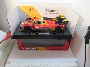 FERRARI 499P TURBO 6 #50 LE MANS WINNER 2024 FIRE-MOLINA-NIELSEN 1/18 BURAGO - Bild 1 von 5