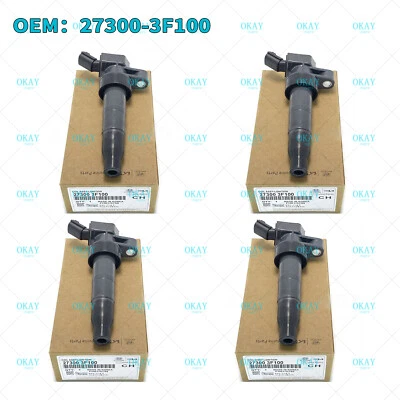 Bobina de encendido GENUINA 4 piezas para Hyundai Sonata Tucson Kia Optima Forte 273003F100 Foto 1 de 4