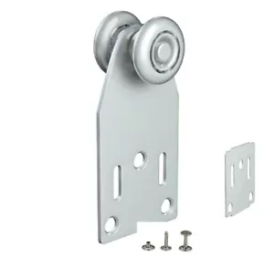 CARRUCCOLA SCORREVOLE INOX 26 MM PER TELONE IN PVC CARRELLI CON 2 CUSCINETTI - Foto 1 di 4