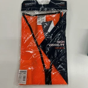 🔥 Kishigo Economy Mesh 6-pocket Vest Reflective Safety Up 2XL-3XL  -  1192 - Picture 1 of 2