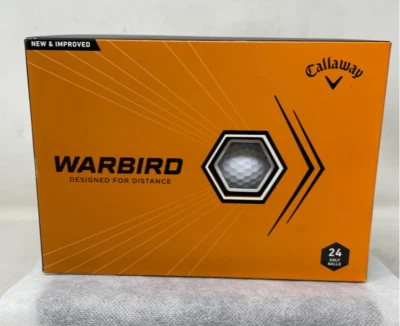 Callaway Golf Warbird Golf Balls - 2023 Version, White, 24 Ball Pack