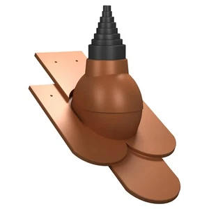 Antennendurchgang für Doppeldeckung aus Biberschwanzziegel Antennendurchführung - Bild 1 von 7