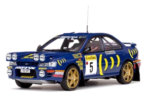 1/18 SUBARU IMPREZA 555 #5 WINNER RALLYE M. CARLO 1995 SAINZ MOYA SUNSTAR 5503 - Foto 1 di 1