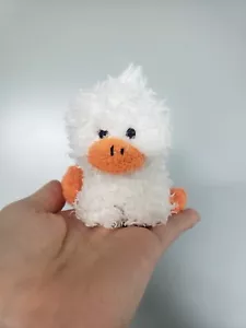 Tesco Small Tiny Soft Toy Plush White Duck Duckling Chick 2010 - Imagen 1 de 5